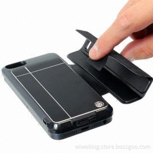 2,600mAh Charger Case with Leather Protected Cover for iPhone 5